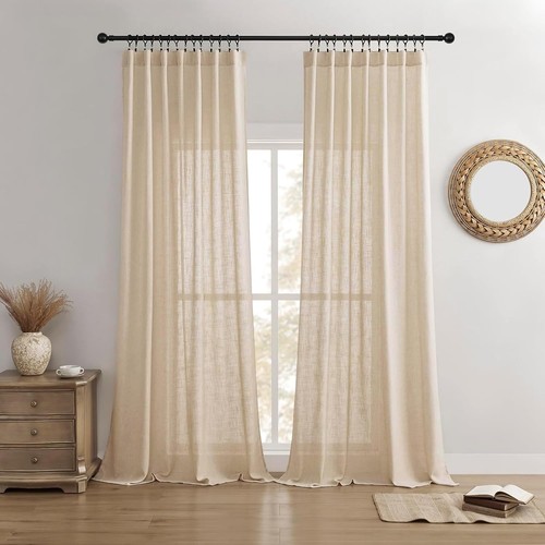 Joydeco linen curtains for - joydeco,