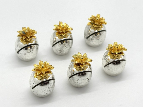 Set six silver plated place - set, of