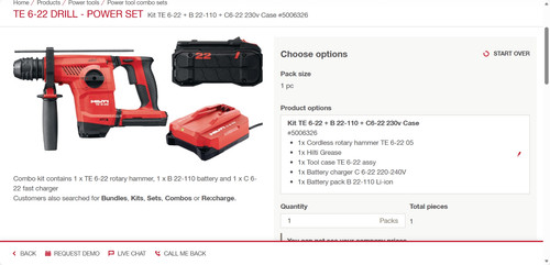Hilti drill power - hilti,