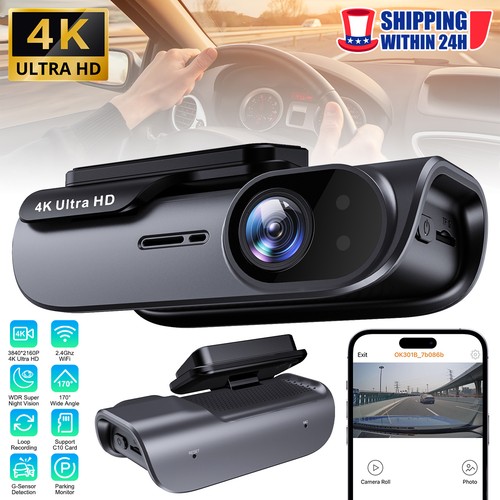 Gps dash cam wireless - hd,