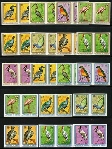 Burundi 1979 birds horn - birds, raven