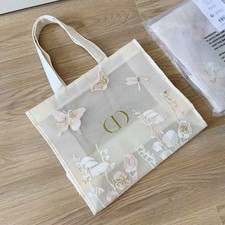 Exclusive lace mesh tote bag