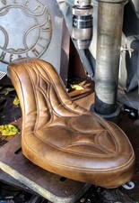 Custom solo Seat For Rigid Frame Bobber Chopper Harley Triumph etc