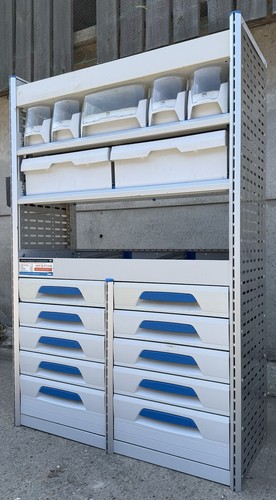 Van racking shelving - van,