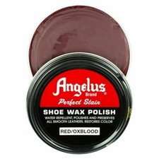 Angelus-Red/Oxblood Protects Stain Leather Shoe Boot Hi Quality shine Polish Wax