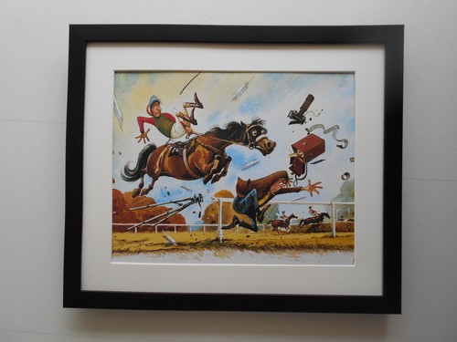 Norman thelwell horse - horse, racing