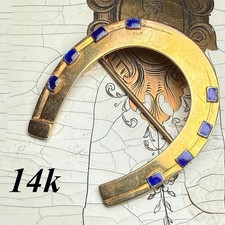 Antique 14k Gold Lucky