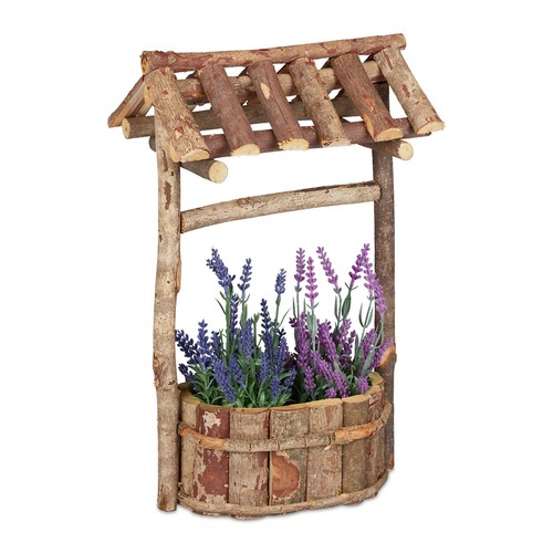 Wheelbarrow planter wooden - wheelbarrow,