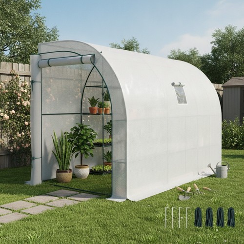 Walk lean greenhouse - walk-in,