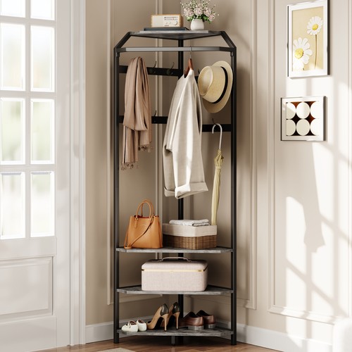Corner coat stand rack - stand, hall
