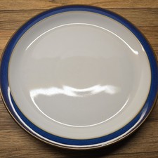 Denby Imperial Blue 21.5cm Lunch Salad Plate. Excellent Used Condition 