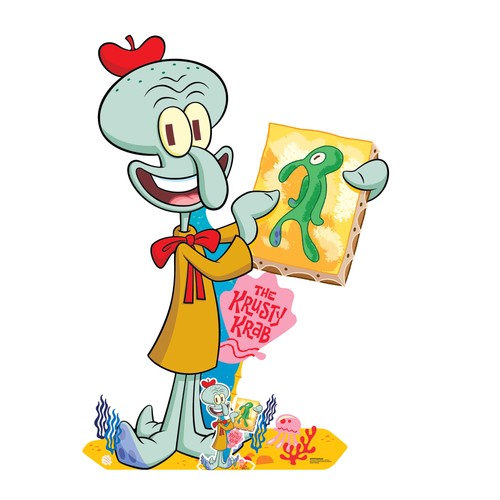 Squidward tentacles cardboard - squidward,