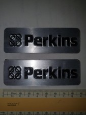 Automobilia Perkins original stick on badges.