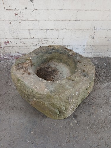 Antique stone trough - , garden