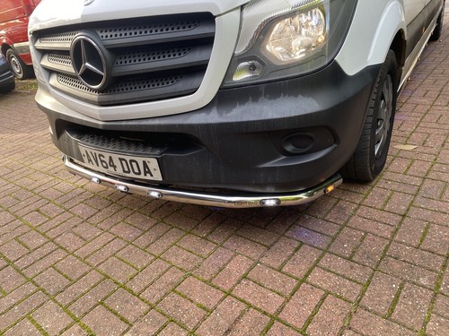 Stainless steel low bumper - stainless,