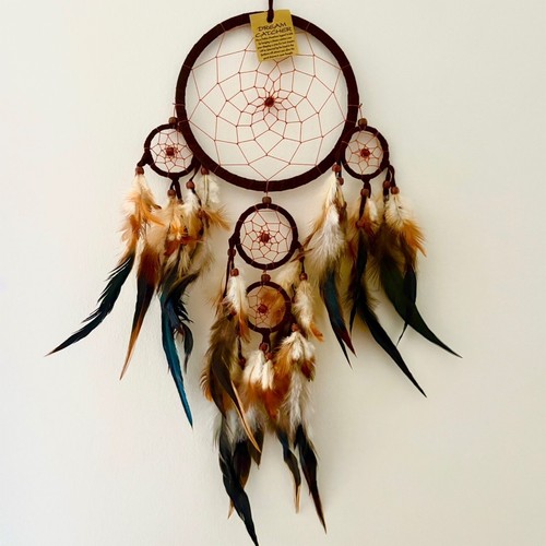 Large brown dream catcher - dream,