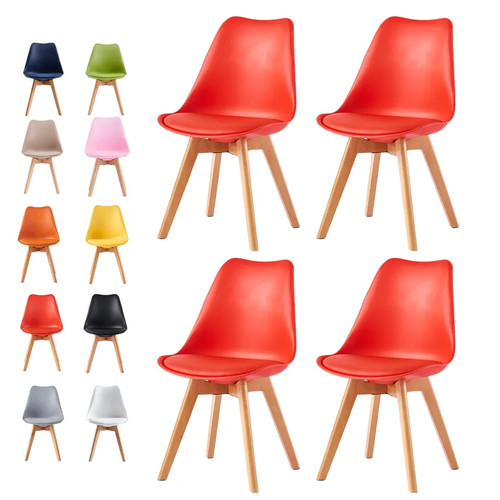 Tulip dining chairs - 4,