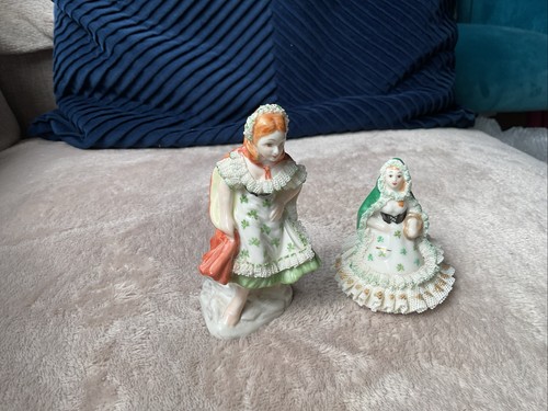 Vintage irish dresden - dresden, lace
