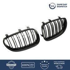 2x Gloss Black Front Hood