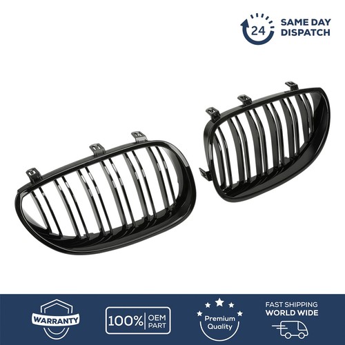 Gloss black front hood - 2x,