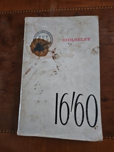 Wolseley owners handbook - 16/60,