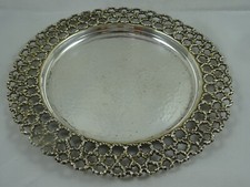 STUART DEVLIN sterling silver PLATE, 1981, 206gm