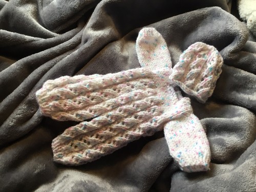 Hand knitted dolls clothes - knitted,