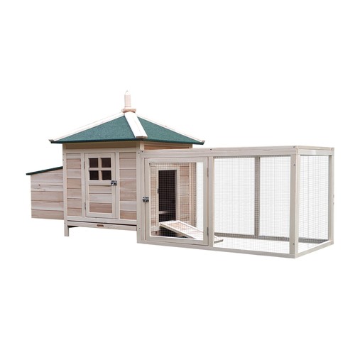 Pawhut chicken coop hen - coop,
