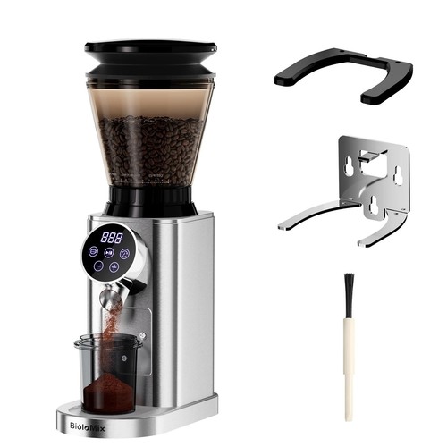 Electric burr coffee grinder - coffee,
