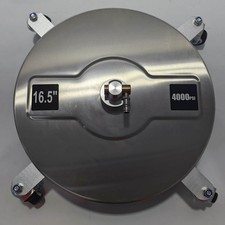 16.5" Pressure Washer Surface Cleaner Rotary Flat Patio Cleaner Stainless Steel