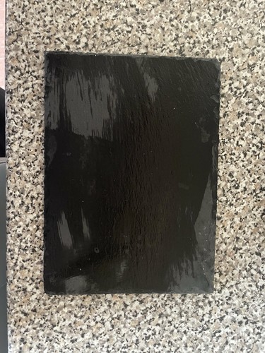 Black slate placemats 5 - black,