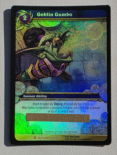 Goblin gumbo wow tcg - 'goblin,