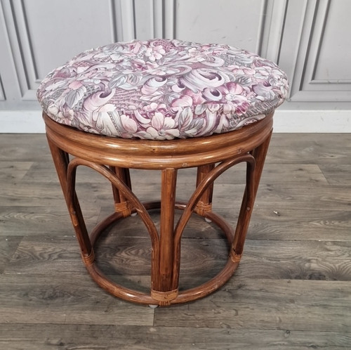 Vintage bamboo rattan seat - vintage,