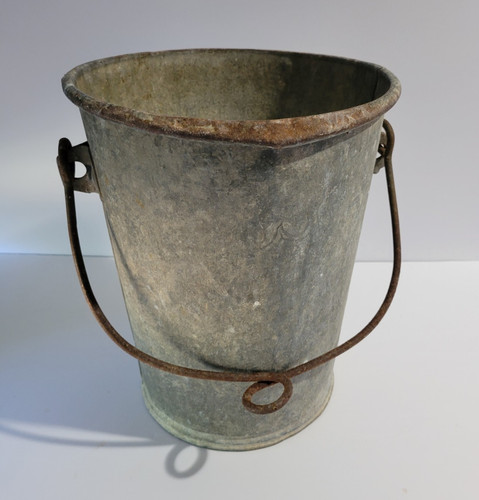 Vintage galvanized gray - vintage, metal