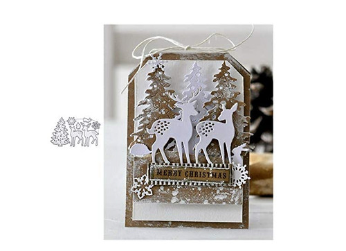 Christmas deer tree - christmas,