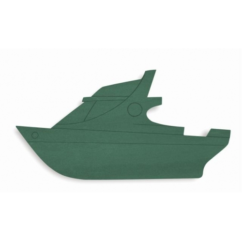 Speedboat floral foam funeral - speedboat,