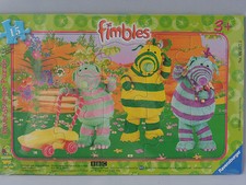 Ravensburger 15 piece PUZZLE! FIMBLES! Florrie! Fimbo! Baby Pom! Frame tray!
