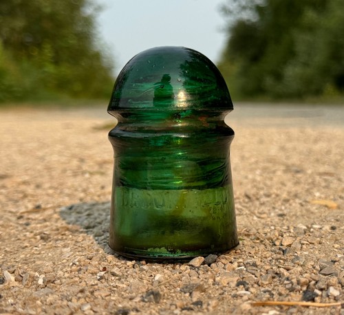 Green with amber - carbon, &