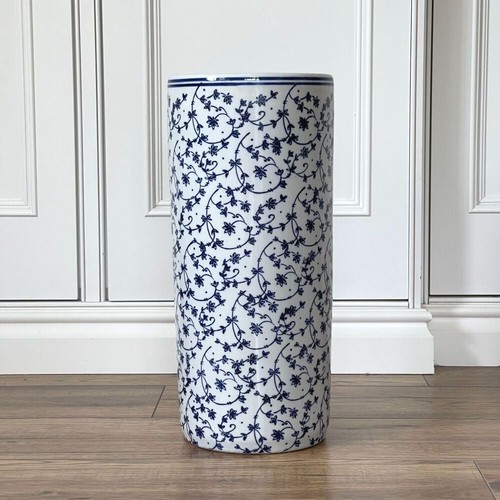 Ceramic blue white umbrella - ceramic,