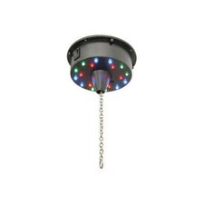 QTX Battery Operated LED Mirror Ball Motor with 18 LED Party Disco Lights