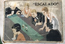 VERY EARLY VINTAGE ESCALADO HORSE RACING GAME BY CHAD VALLEY TOY Co. CIRCA 1928