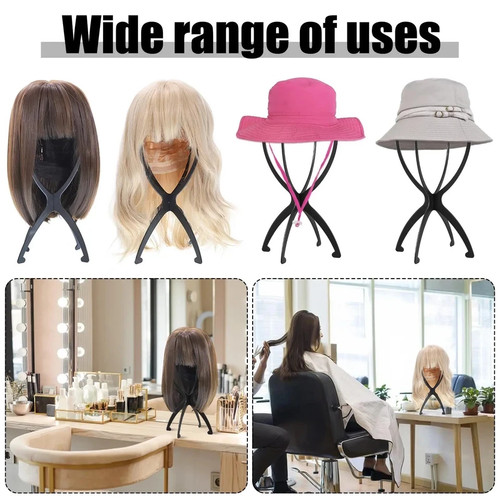 Wig display stand - wig,
