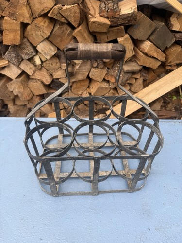Vintage french metal milk - vintage,