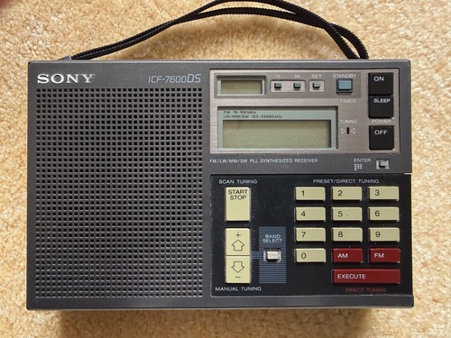 Sony icf 7600ds - icf-7600ds, fm/lw/mw/sw