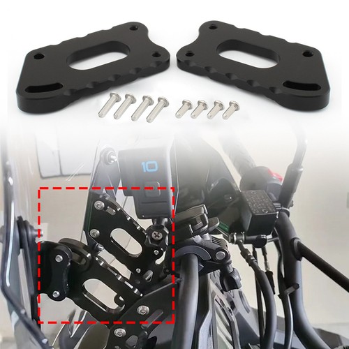 Motorcycle windshield risers - motorcycle,