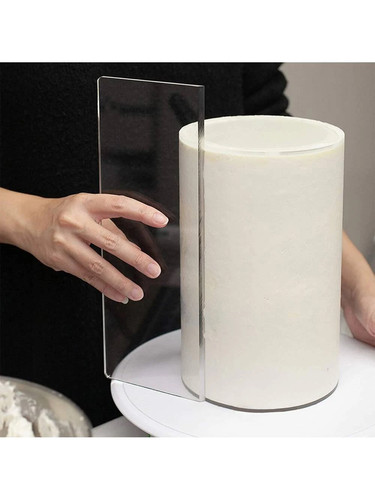 1pc transparent acrylic cake - transparent,