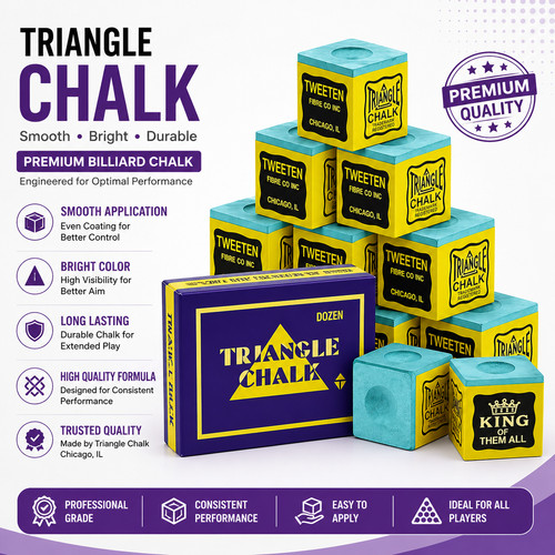 Snooker chalk for pool - 12,