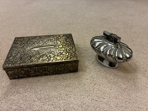 Vintage cigarette case box and - vintage, case/box
