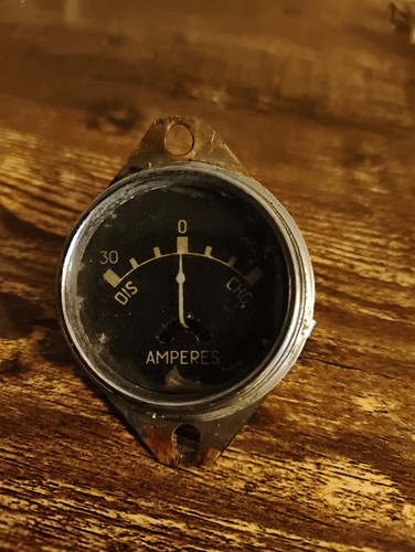 Vintage lucas ammeter - vintage, gauge