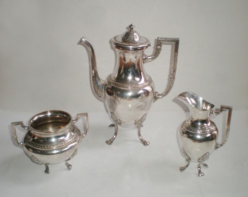 Wmf antique set teapot or - wmf,